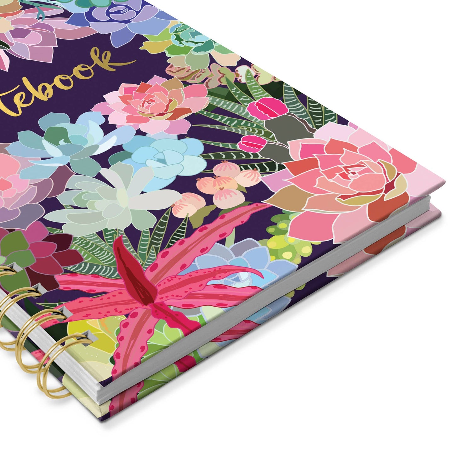Spiral Notebook Medium - Succulent Paradise