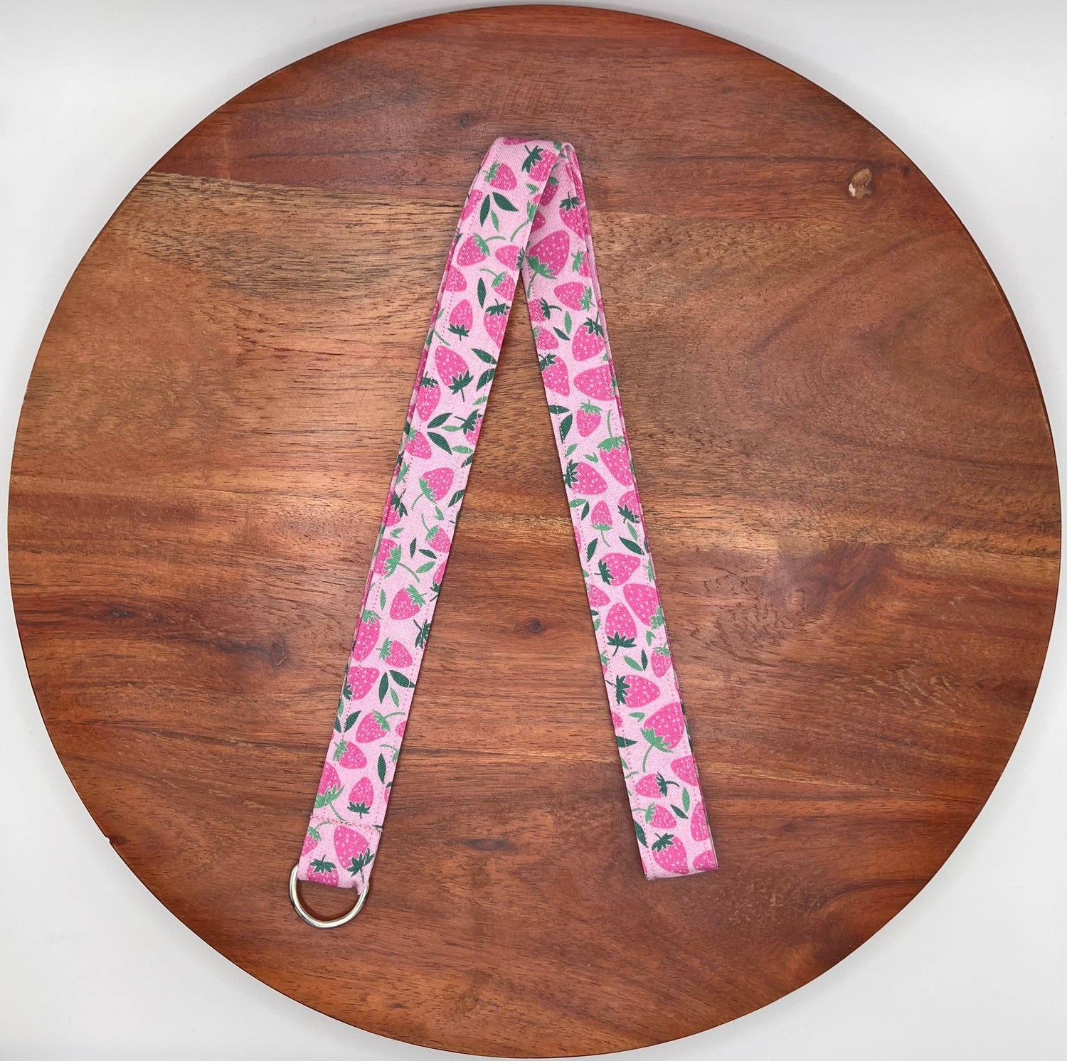Pink Strawberry Lanyard