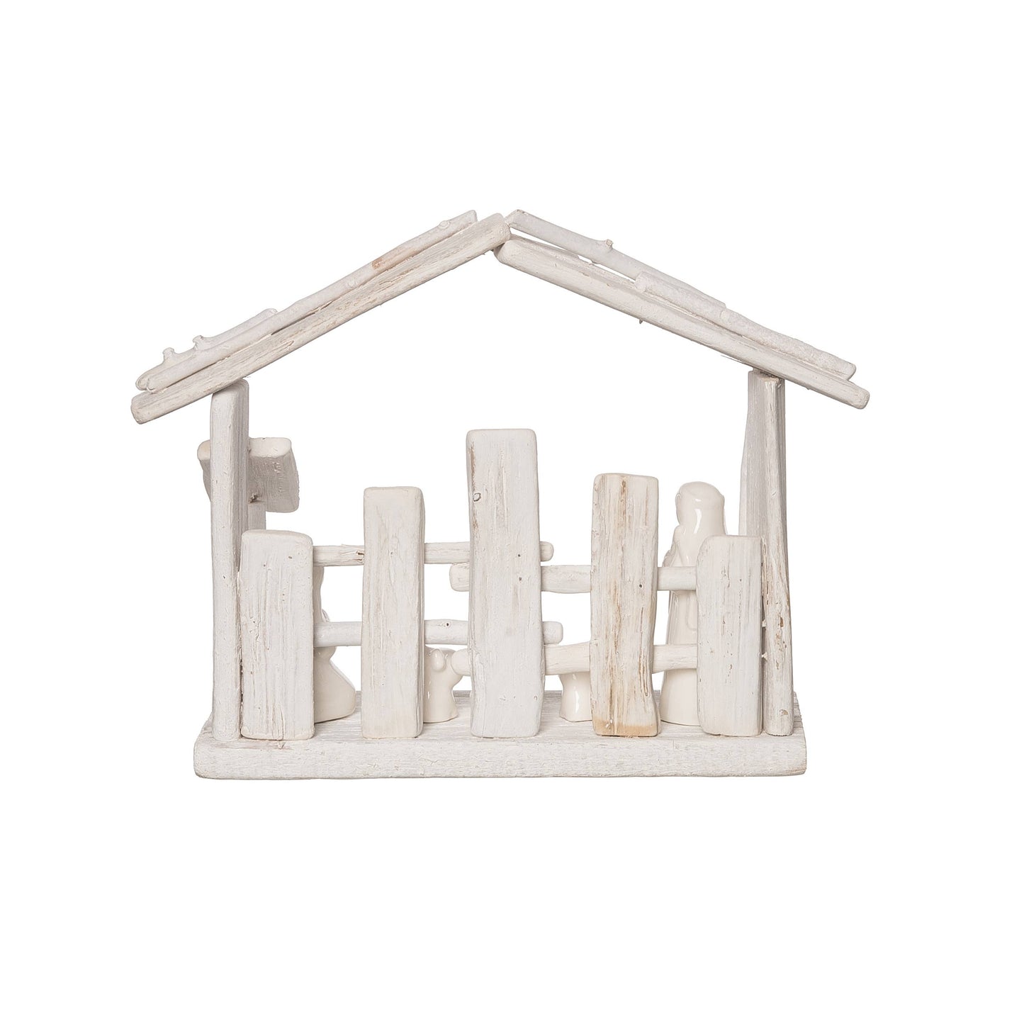 Wood Minimalist Nativity Scene Decor