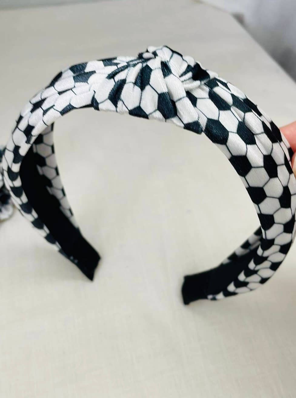 ⚽️ Soccer Print Scrunchie Keychain