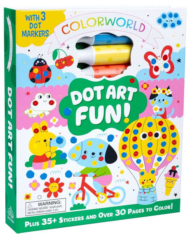 ColorWorld: Dot Art Fun! by Editors of Silver Dolphin Books