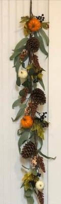 Eucalyptus Pumpkin Garland