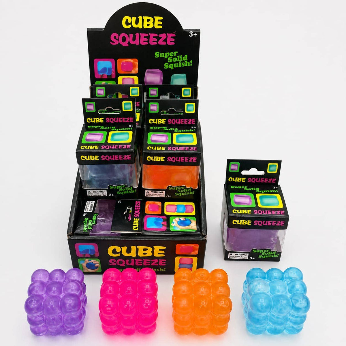 Maltose Geometric Textured Cube Squishy Fidget Toy