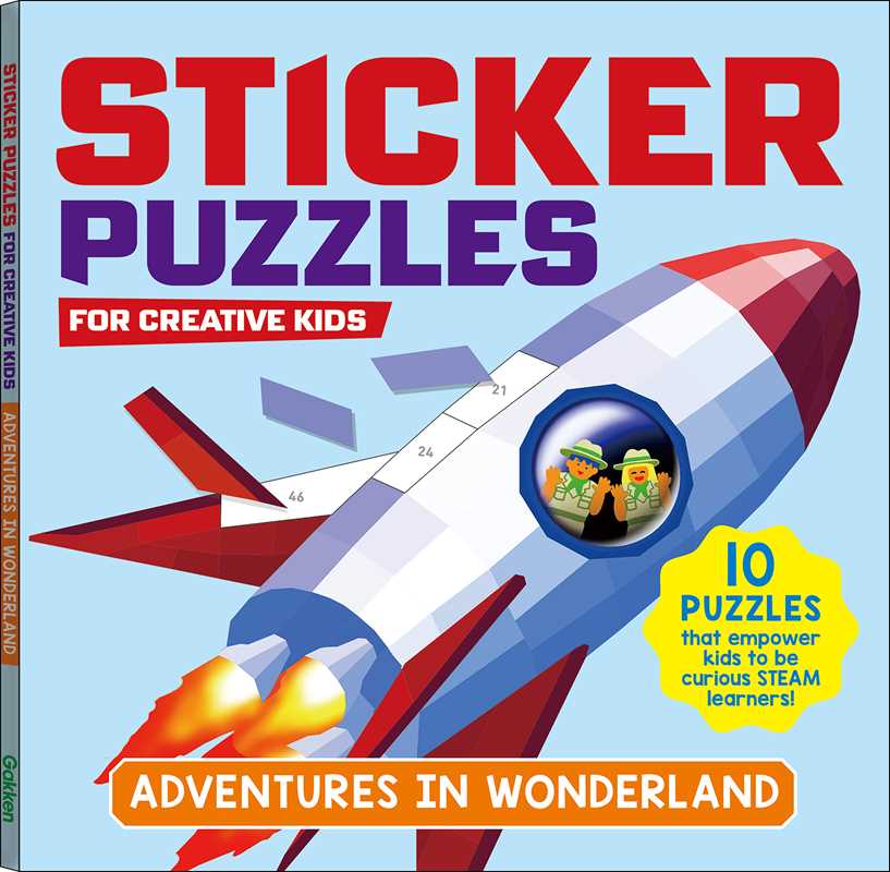 STICKER PUZZLES; ADVENTURES IN WONDERLAND by Gakken early childhood experts