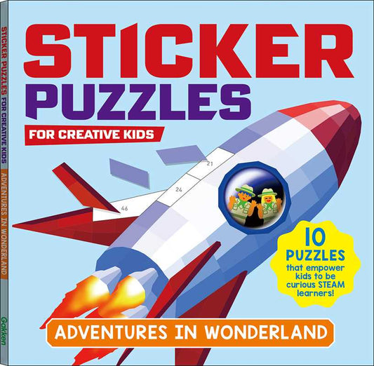 STICKER PUZZLES; ADVENTURES IN WONDERLAND by Gakken early childhood experts