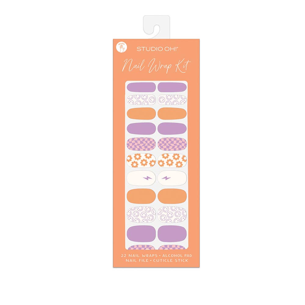 Groovy Days Mani Nail Wrap Kit