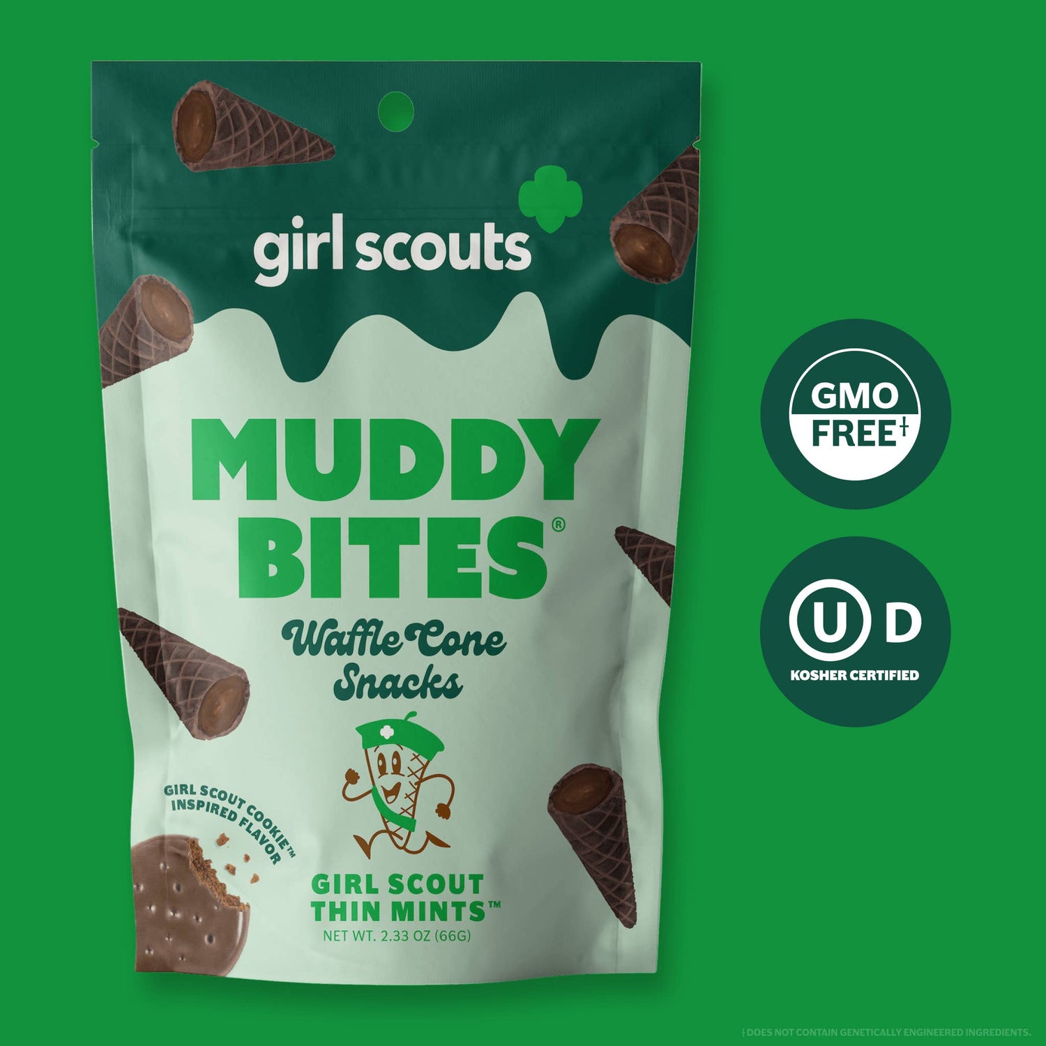 Girl Scout Thin Mints™ Muddy Bites Waffle Cones Snacks