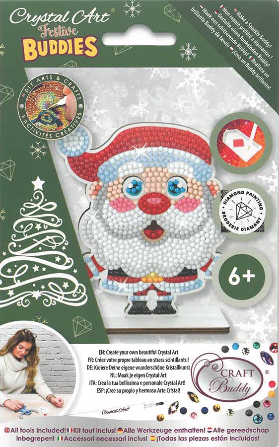 Holiday Crystal Art Buddies Display (30 Units)