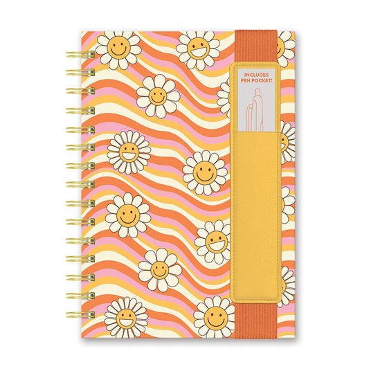 Waves of Melody Oliver Notebook with Pen Pocket