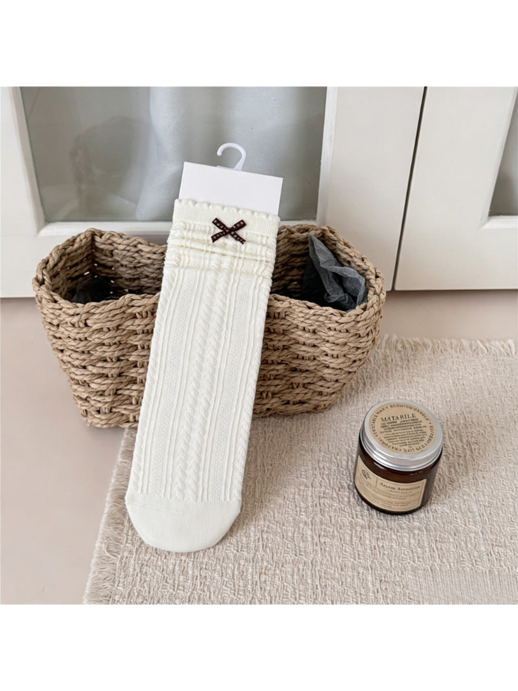 Rufia - Ruffled Edge Crew Socks