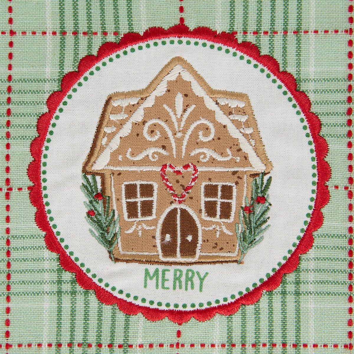 Gingerbread Houses Embellished Dishtowels Mixed Dozen