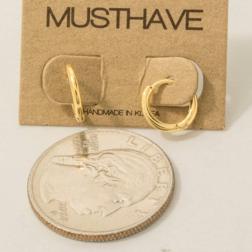 Minimalist Mini Huggie Earrings