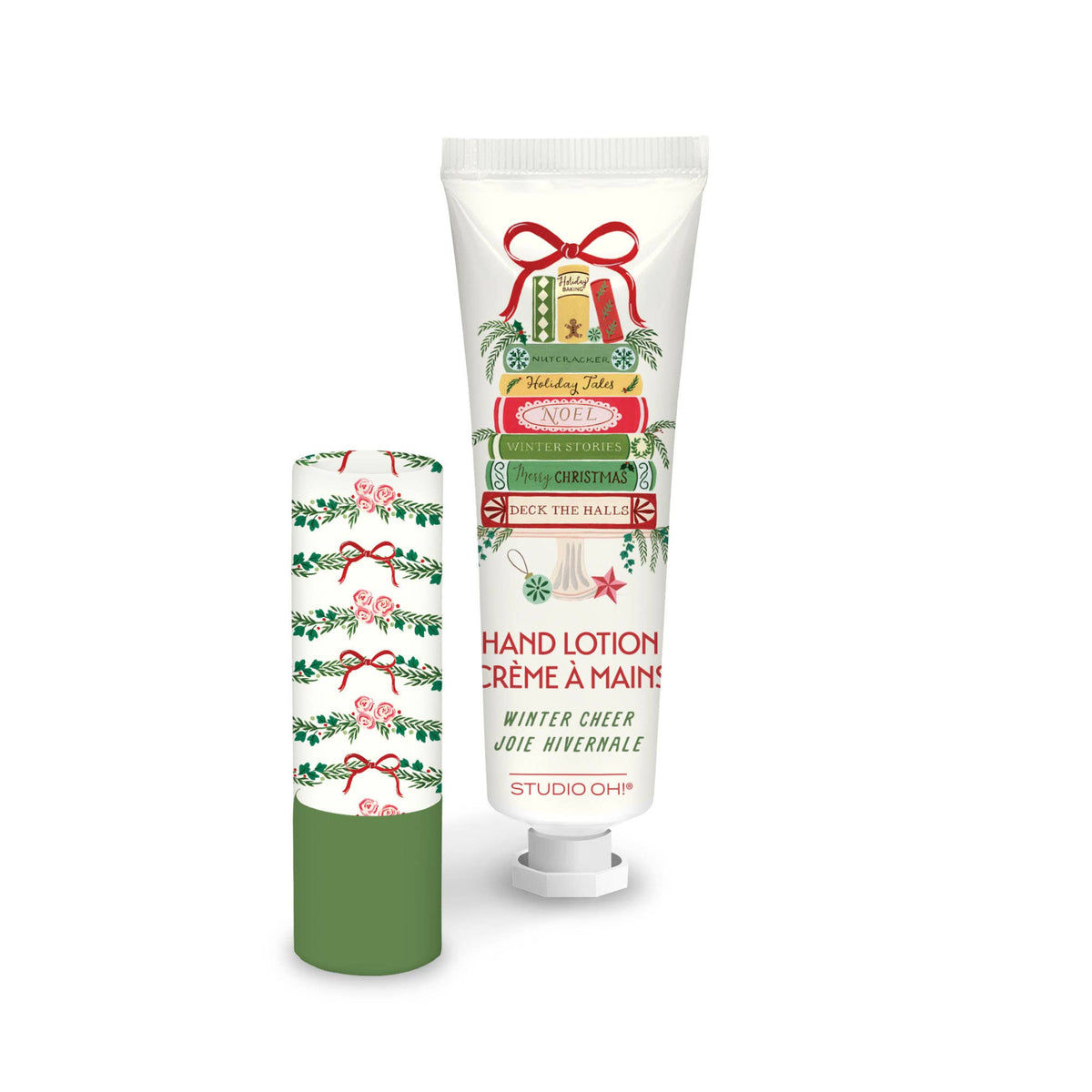 Bookish Christmas Lip Balm & Hand Lotion Set