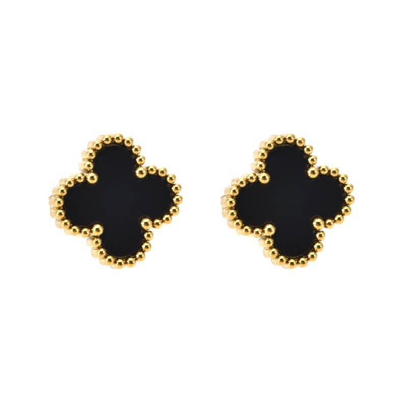 VINTAGE CLOVER  STUD EARRINGS | 40E389