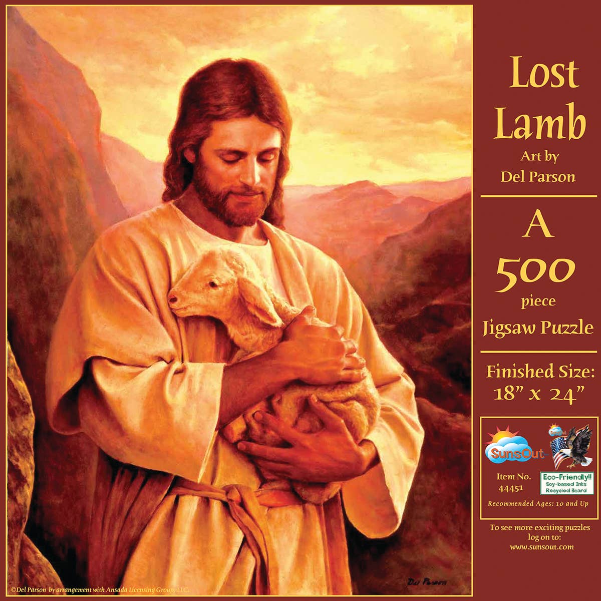 0892 Lost Lamb 500 pc Puzzle