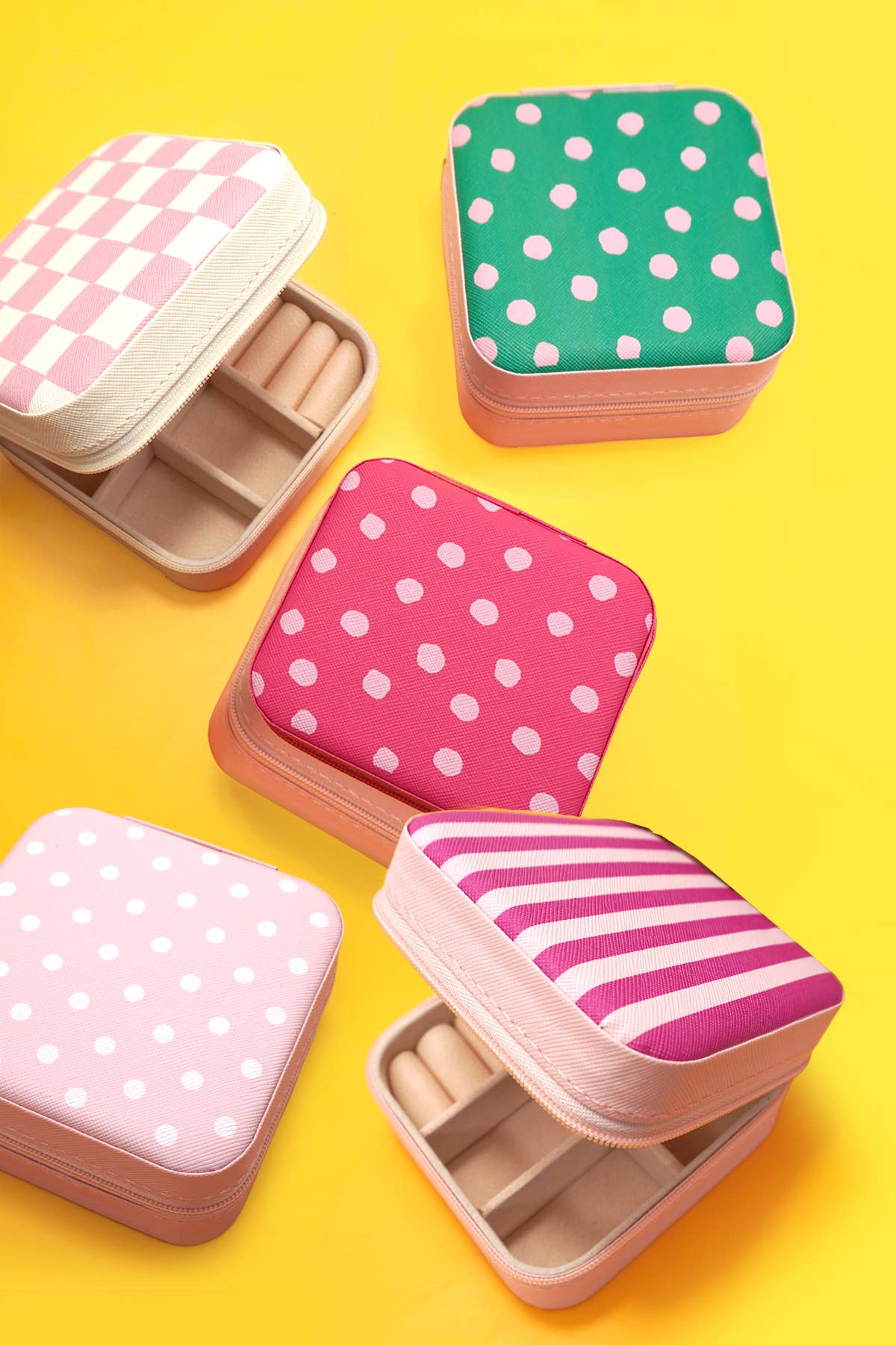 DESIGNED JEWELRY ORGANIZER TRAVEL BOX CASE | 40P566