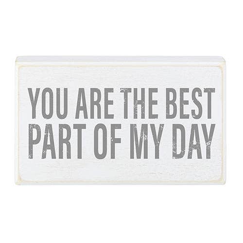 6x3.5 Wht Box Sign-Best Part