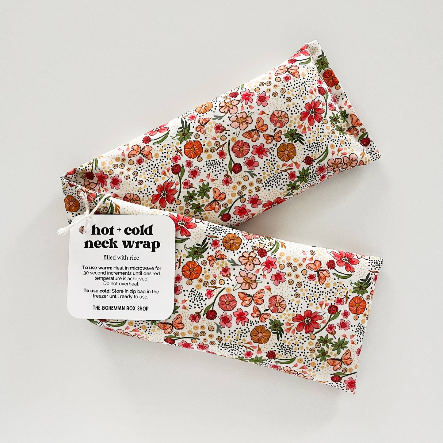 Hot & Cold Therapy Neck Wrap - Floral Abundance Shine