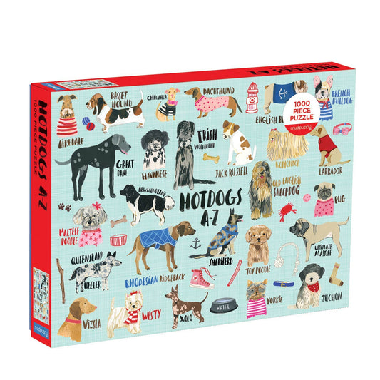 Hot Dogs A-Z 1000 Piece Family Puzzle
