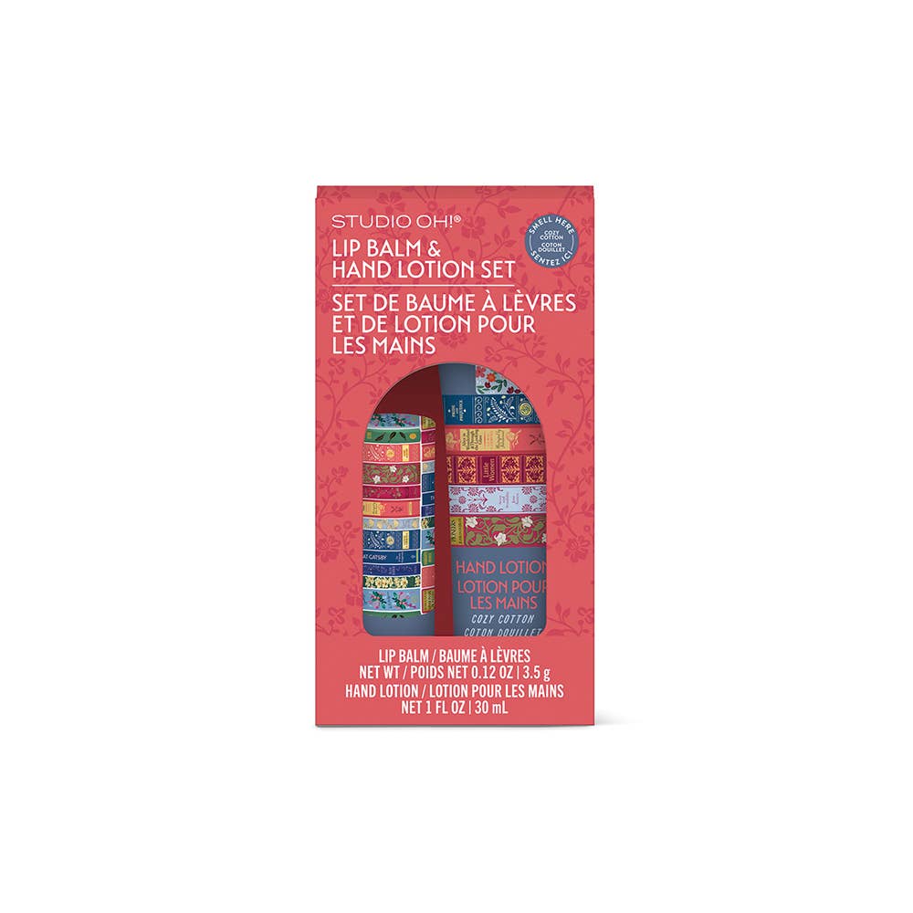 Fully Booked Lip Balm & Hand Lotion Set