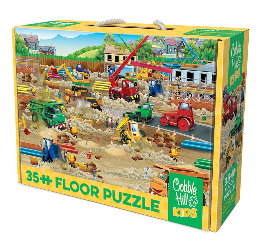 Construction Zone (35pc) Floor Puzzle - Ages 3+