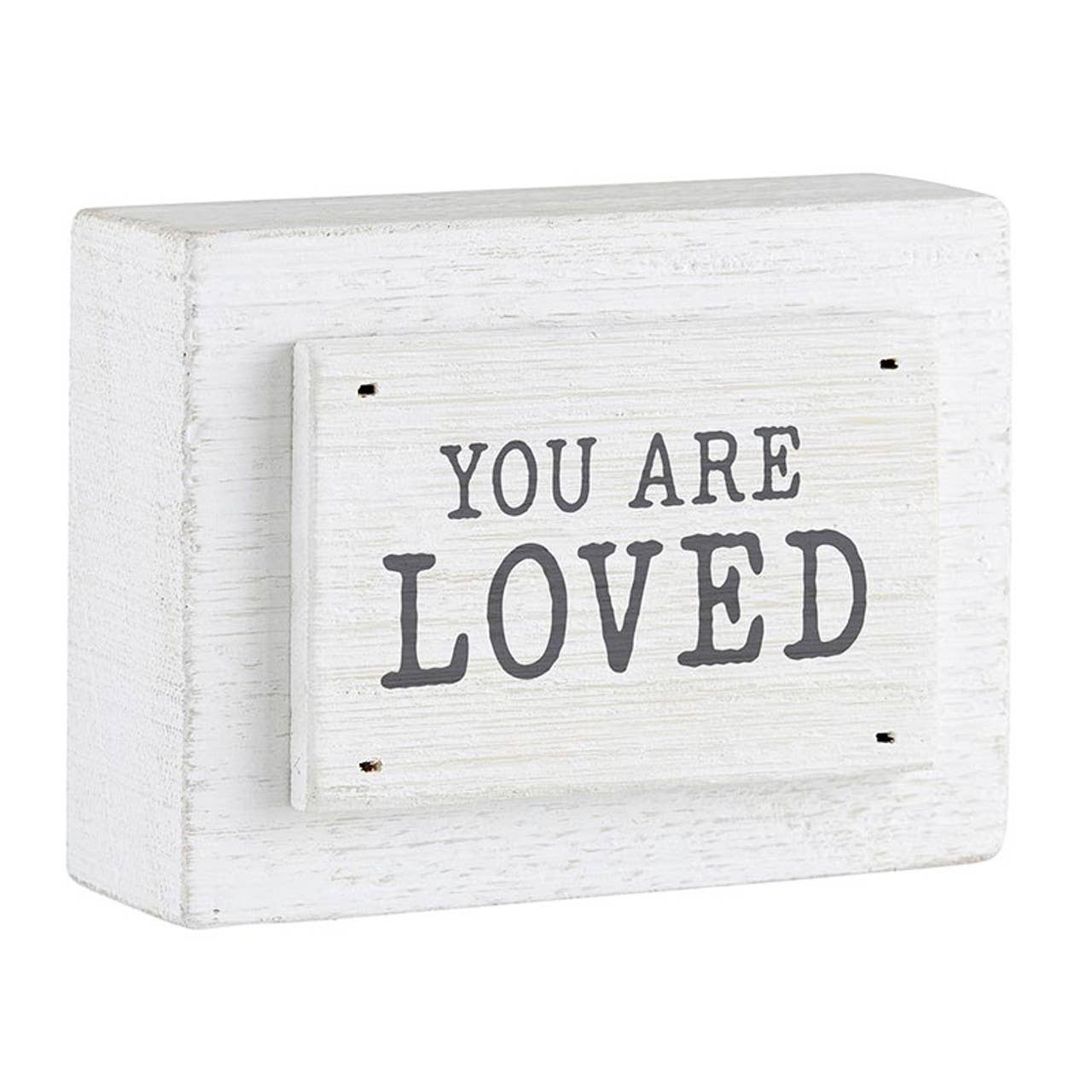 Face to Face Wood Block - You Are Loved