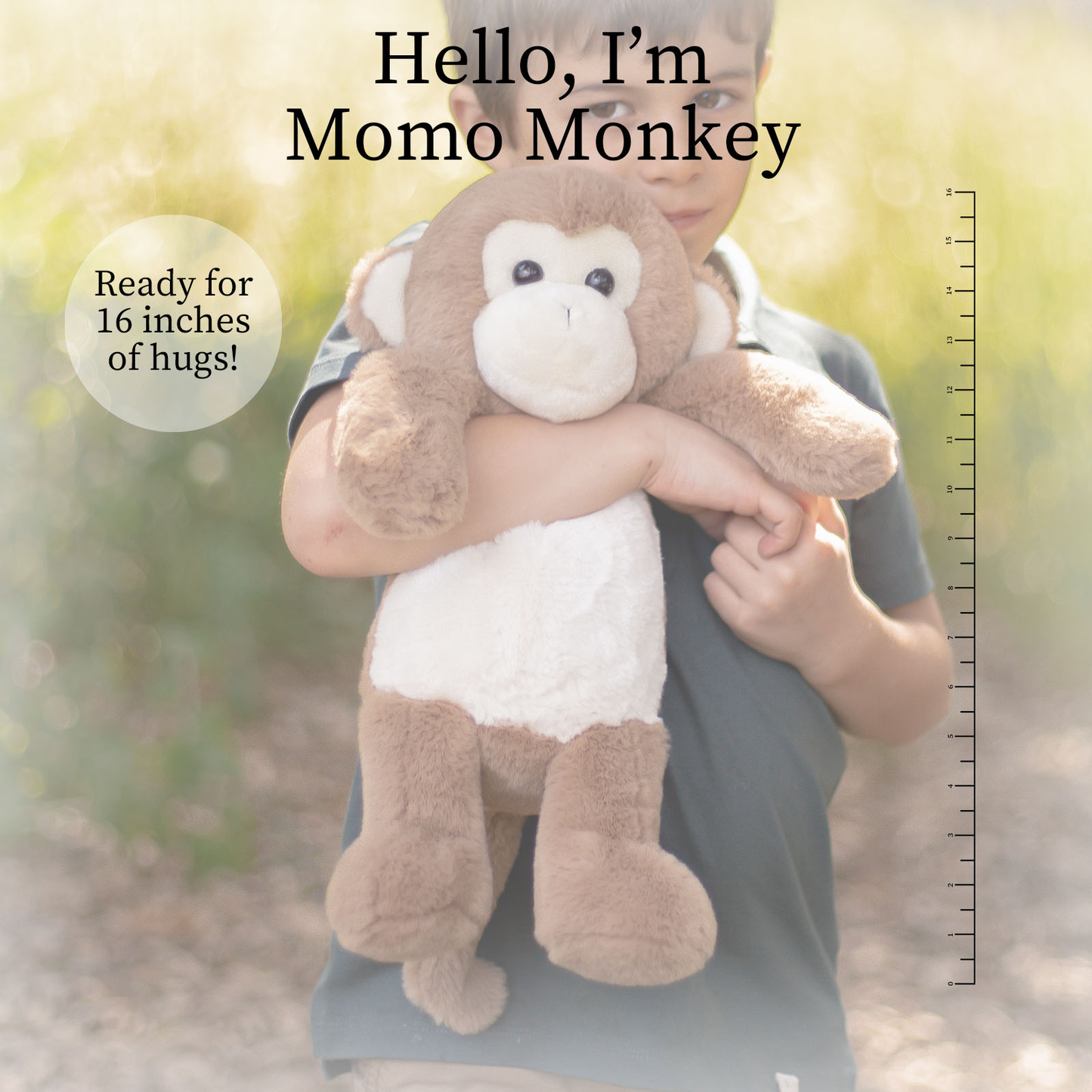 MoMo Monkey Plush Toy
