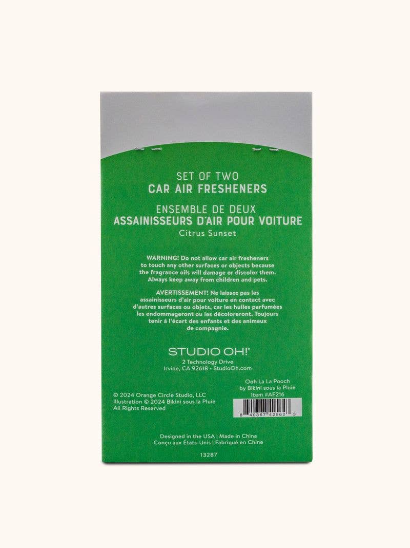 Ooh La La Pooch Car Air Freshener