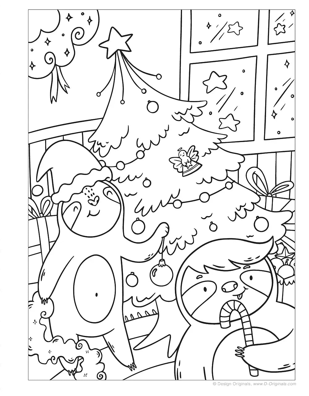 Coloring Book - Sloths