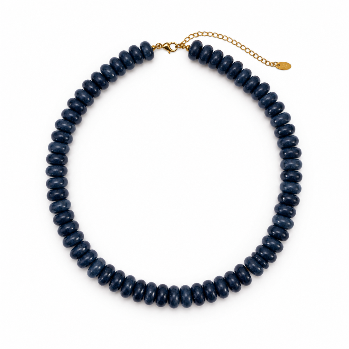Ellison+Young Modern Resin Beaded Statement Necklace