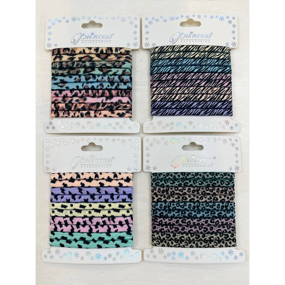 Variety Leopard Mix Print Hair Tie Set