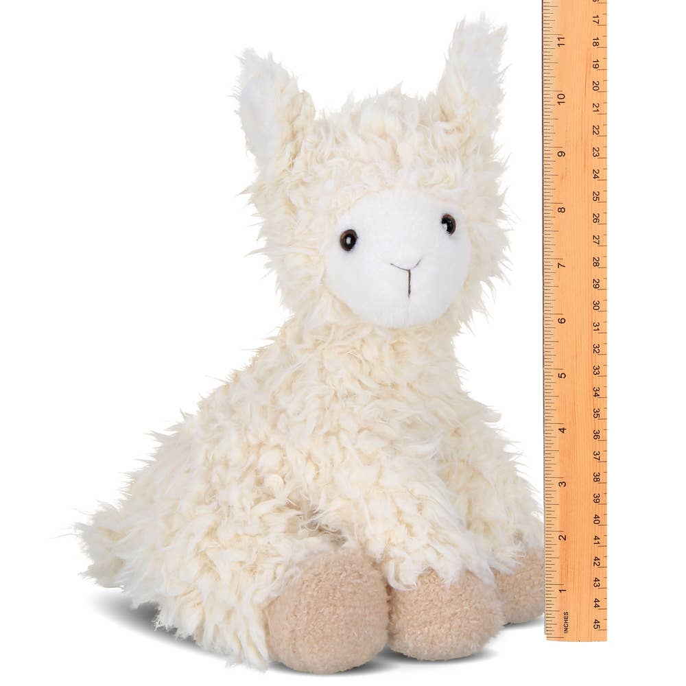 Fuzzy the plush llama stuffed animal