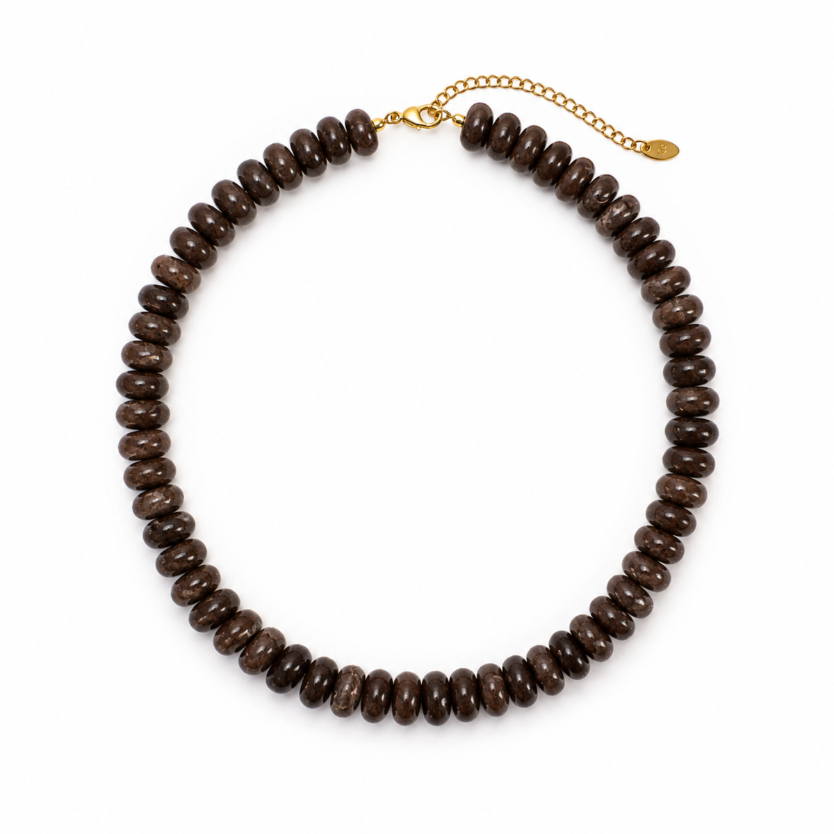 Ellison+Young Modern Resin Beaded Statement Necklace