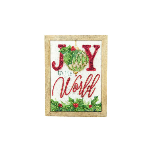 Christmas Joy To The World Shelf Sitter