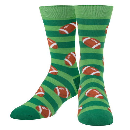 Crazy Socks - Mens Crew - Football