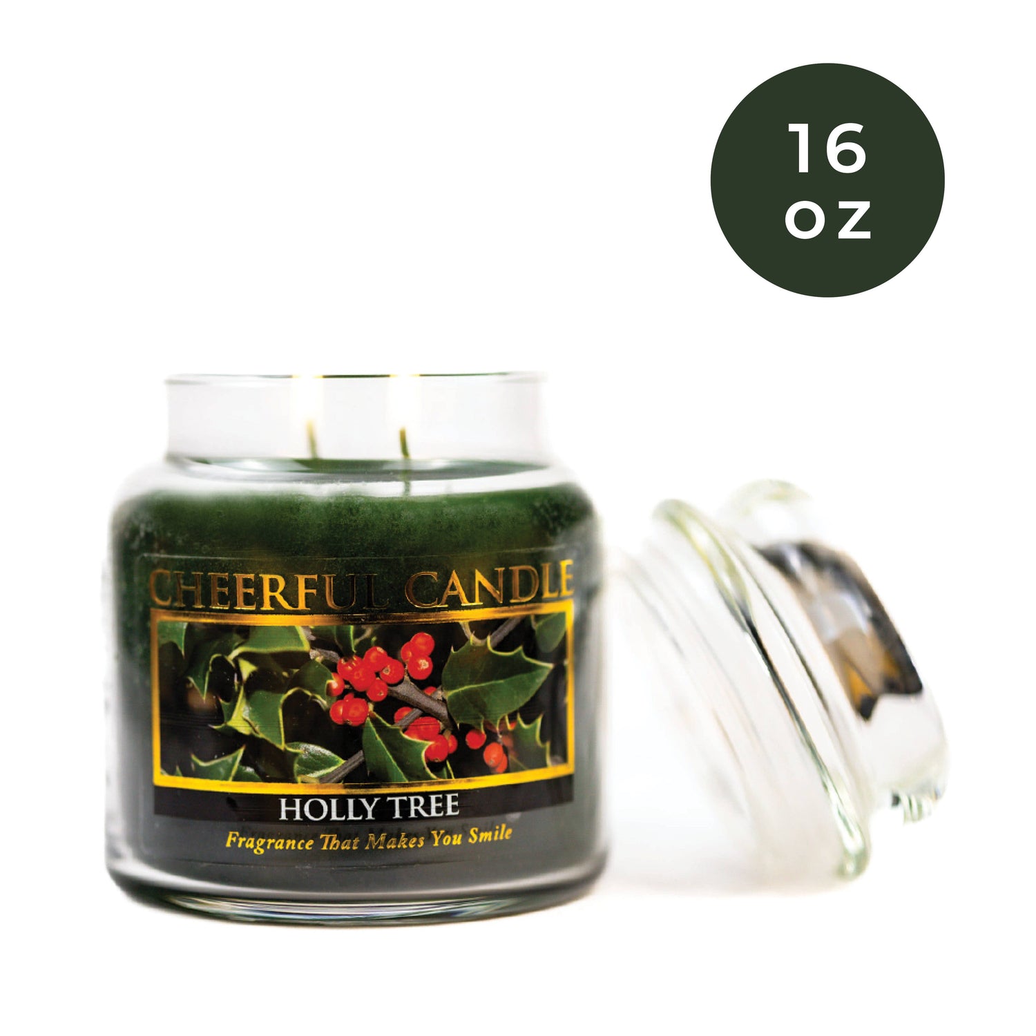 Cheerful Candle (16oz.) – Holly Tree