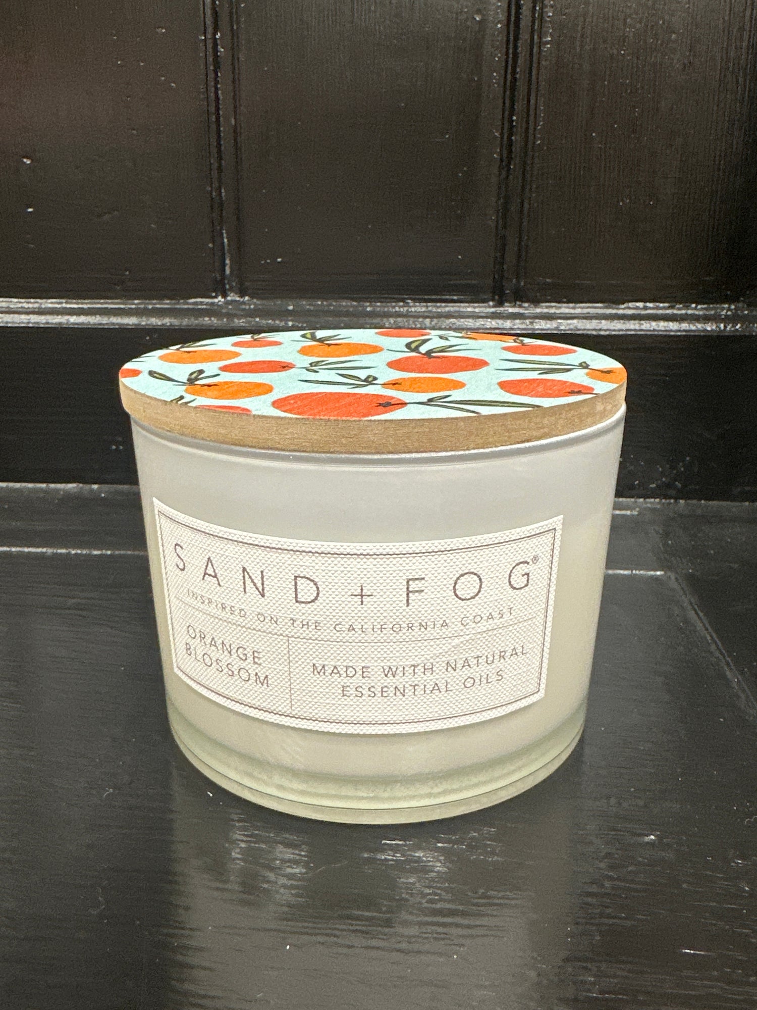 12oz Carved & Painted Orange Blossom