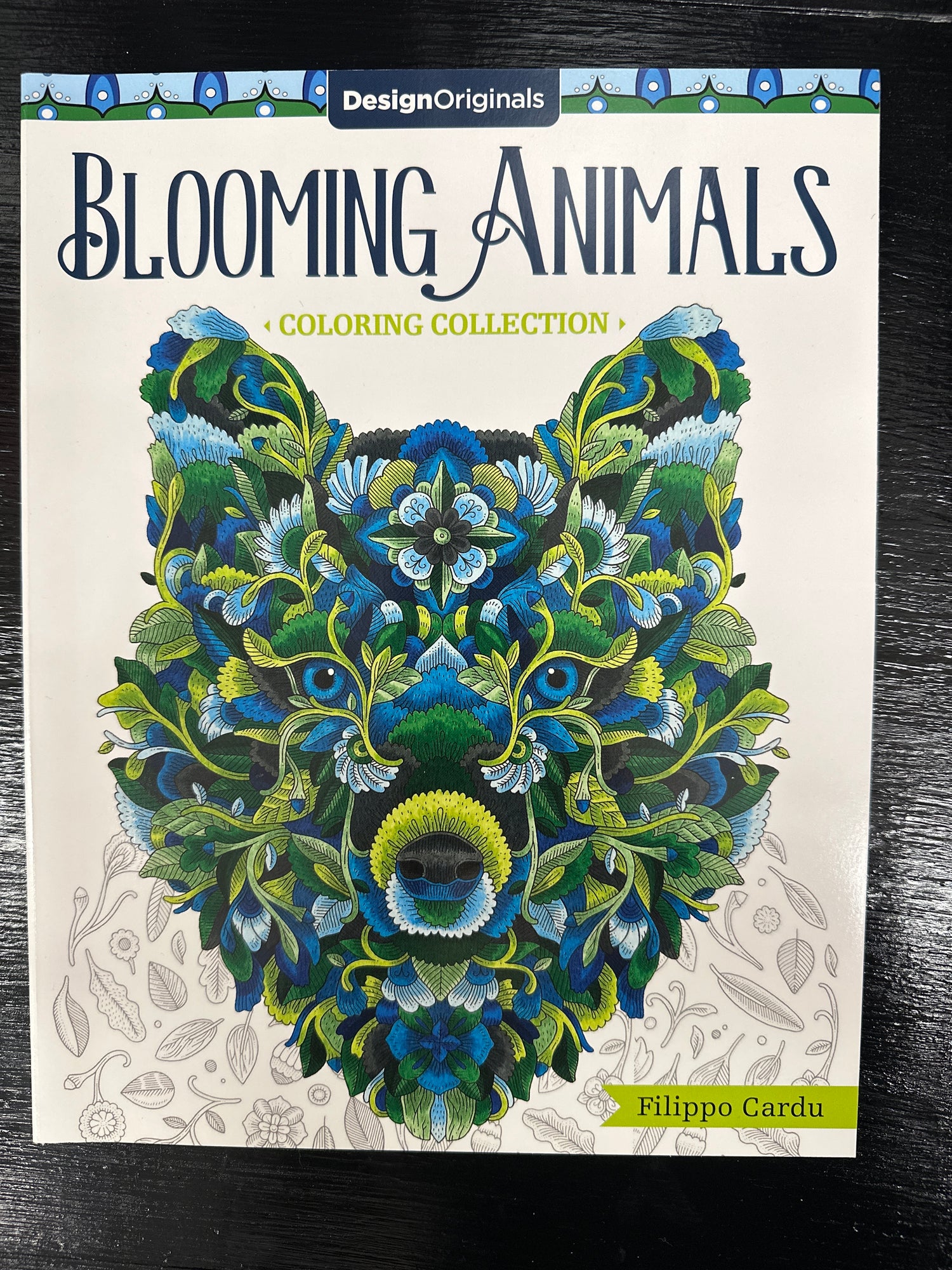 Coloring Book-Blooming Animals