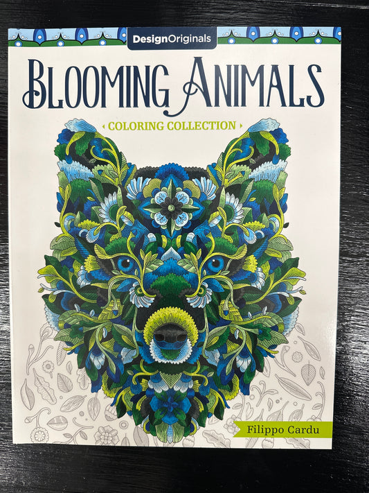 Libro para colorear: Animales en flor