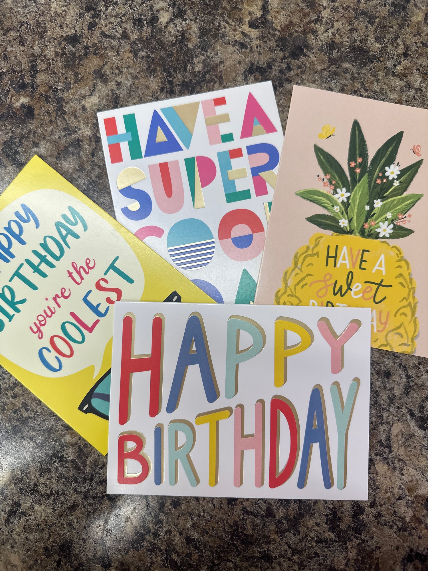 Birthday Cards Asstd