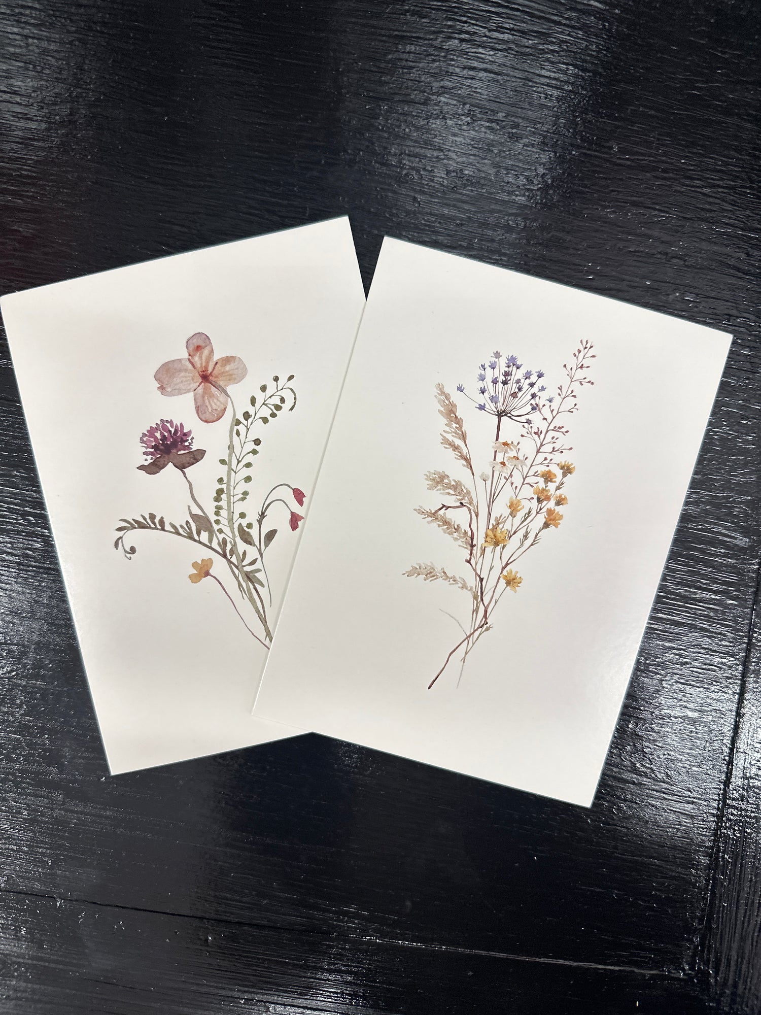 Floral Blank Cards Asstd