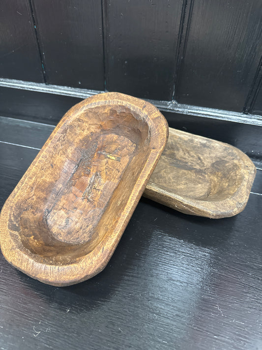 Cuenco de madera de 9"