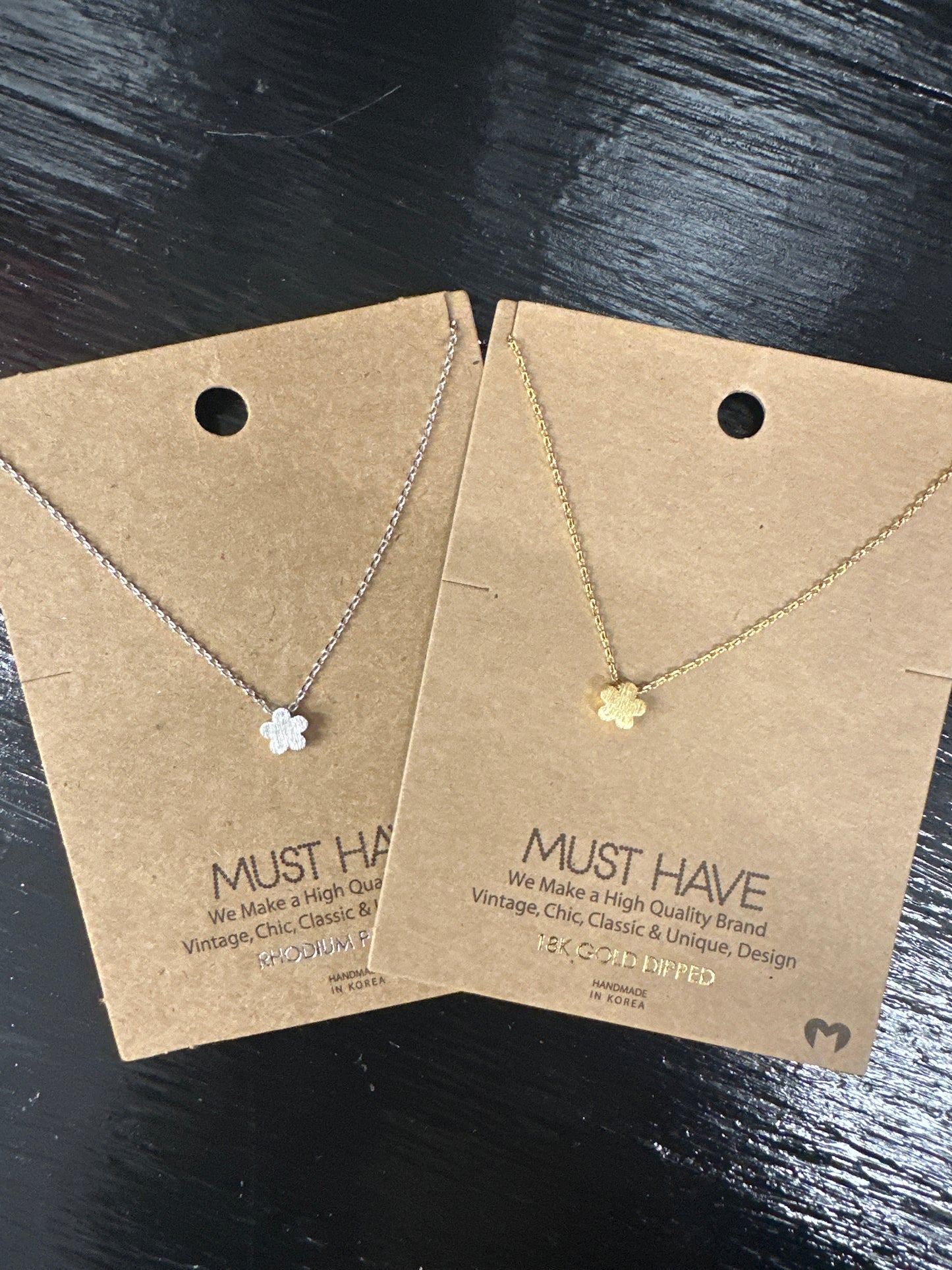 Mini Flower Pendant Necklace