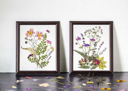 July- Pressed Flower Frame
